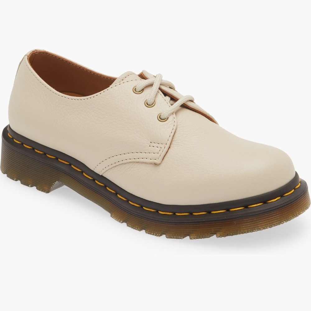Dr. Martens Cream Leather Women's Shoes